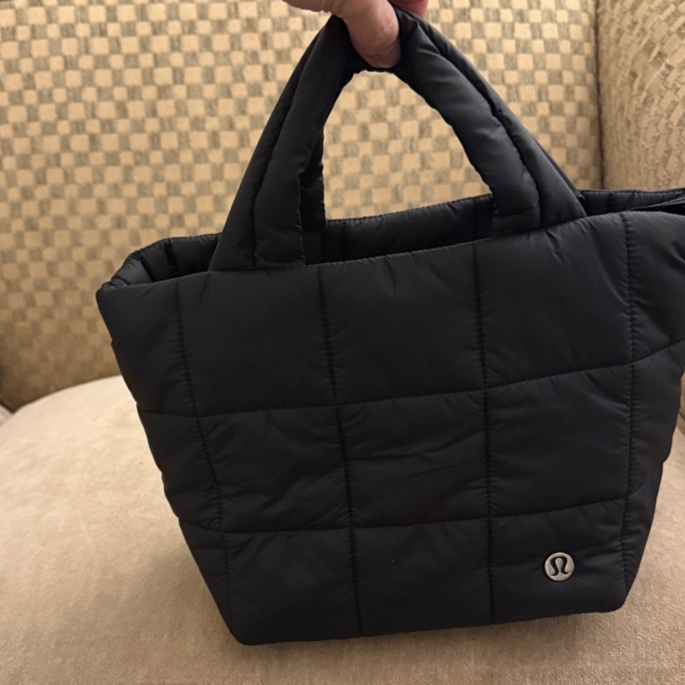 lululemon athletica Quilted Black Tote
